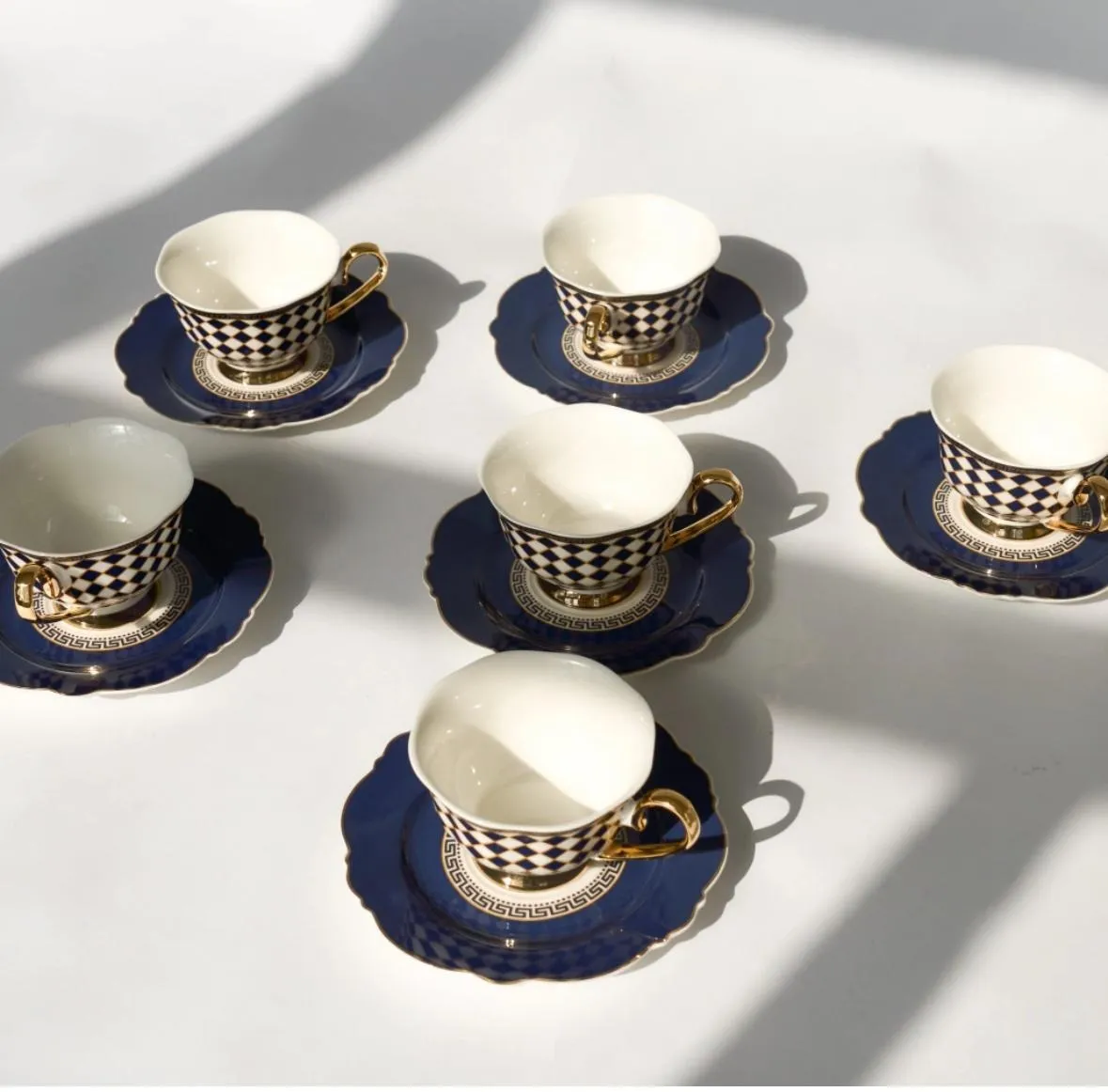  TAZA DE TÉ PORCELANA  CUADRILLE 