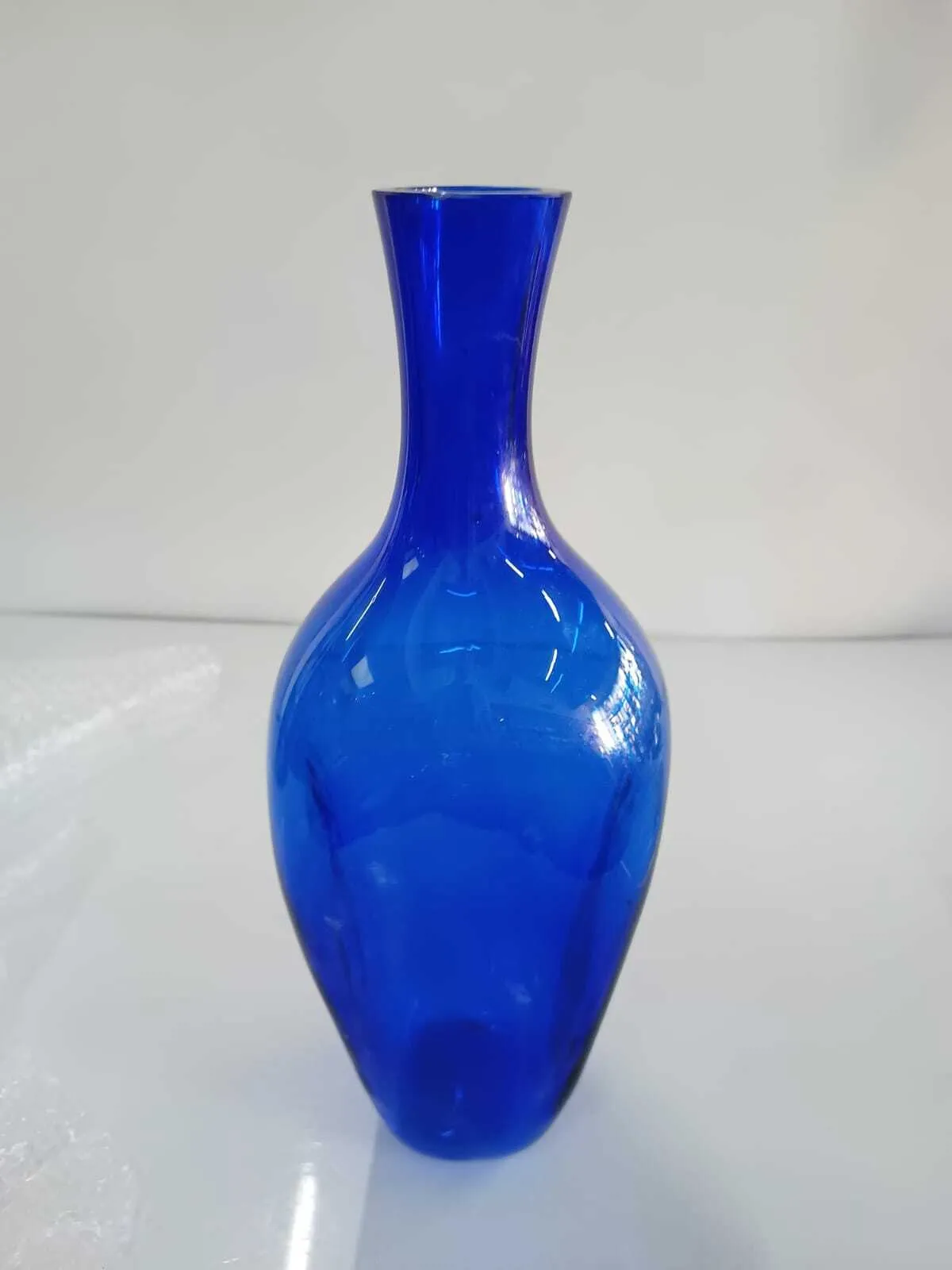 BOTELLON CRISTAL AZUL - 36 CM