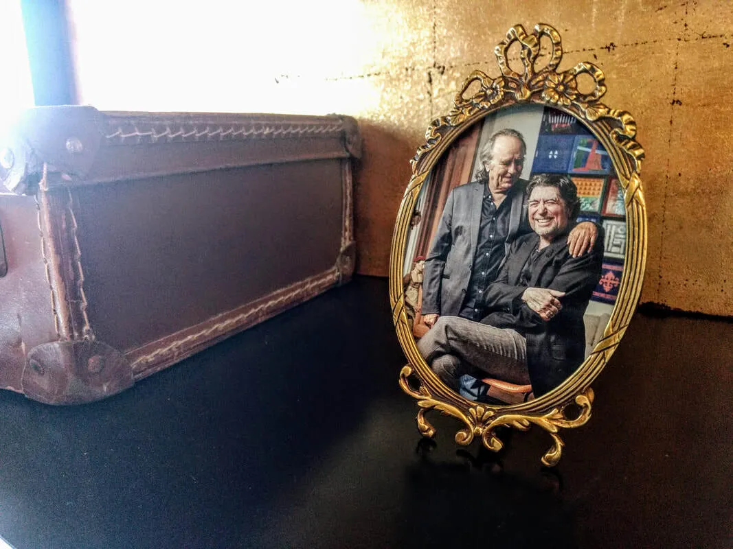 MINI PORTARETATO OVAL BRONCE - JOAN - 14 X 9 CM