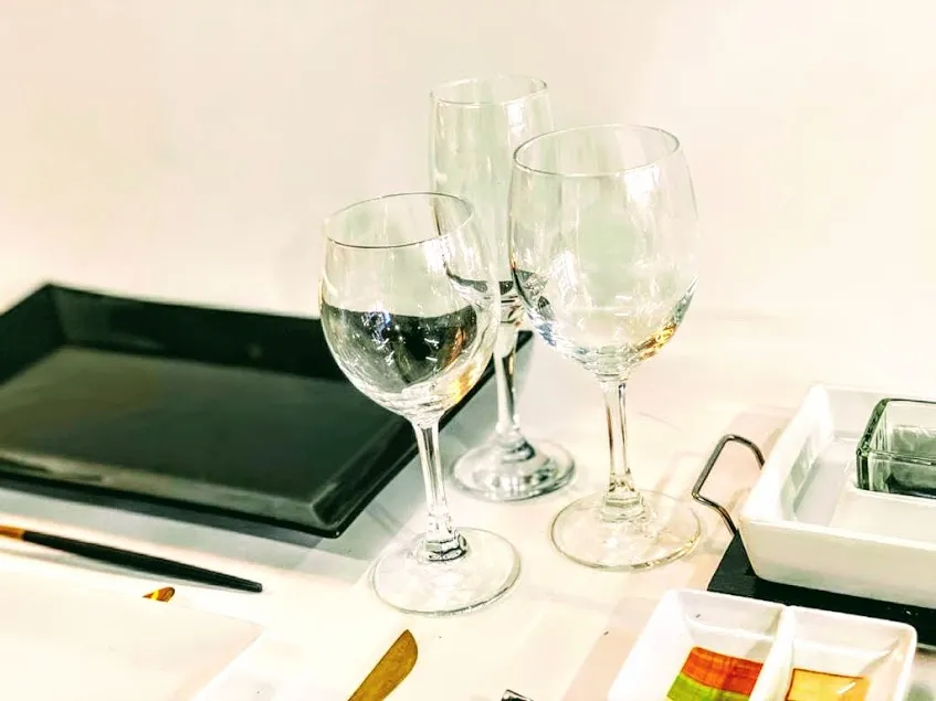 COPAS  CRISTAL LISO  MONACO AGUA  34CL 6,5 X 18,5 ALT CM