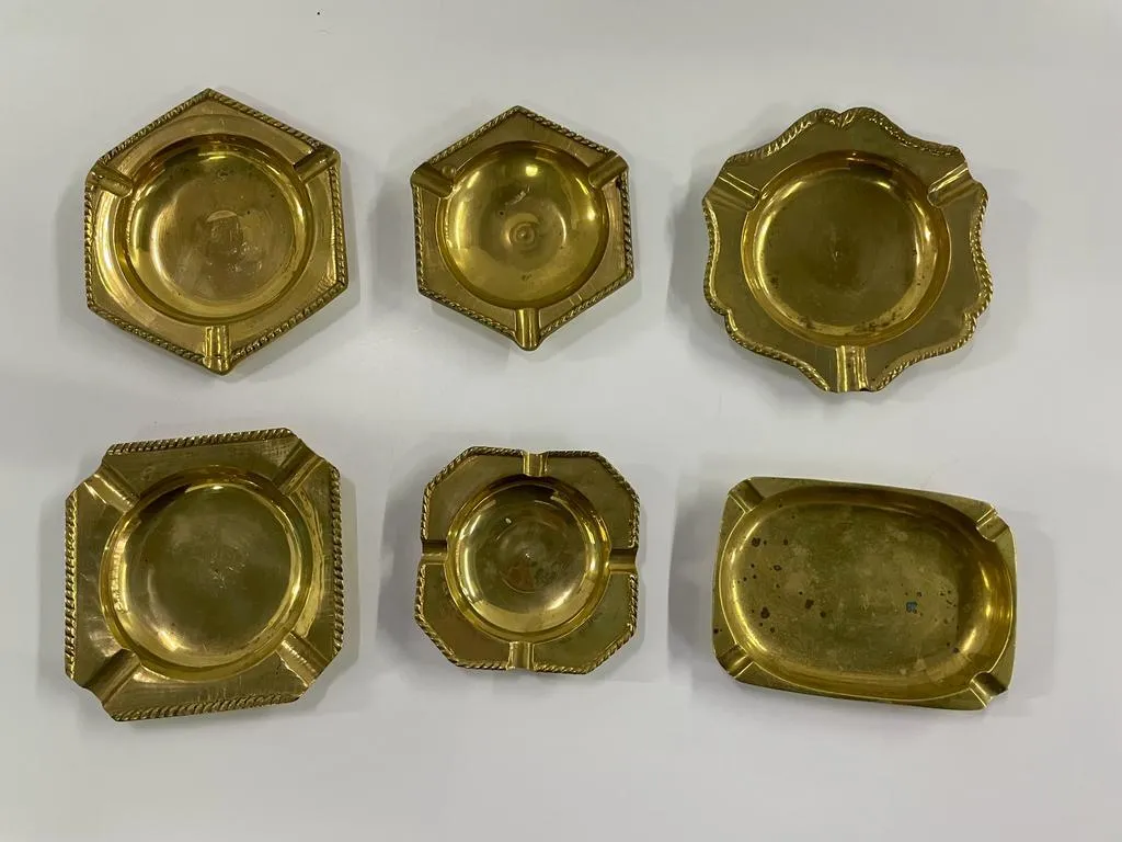 CENICEROS DE BRONCE MODELOS VARIOS - 10 A 15 CM