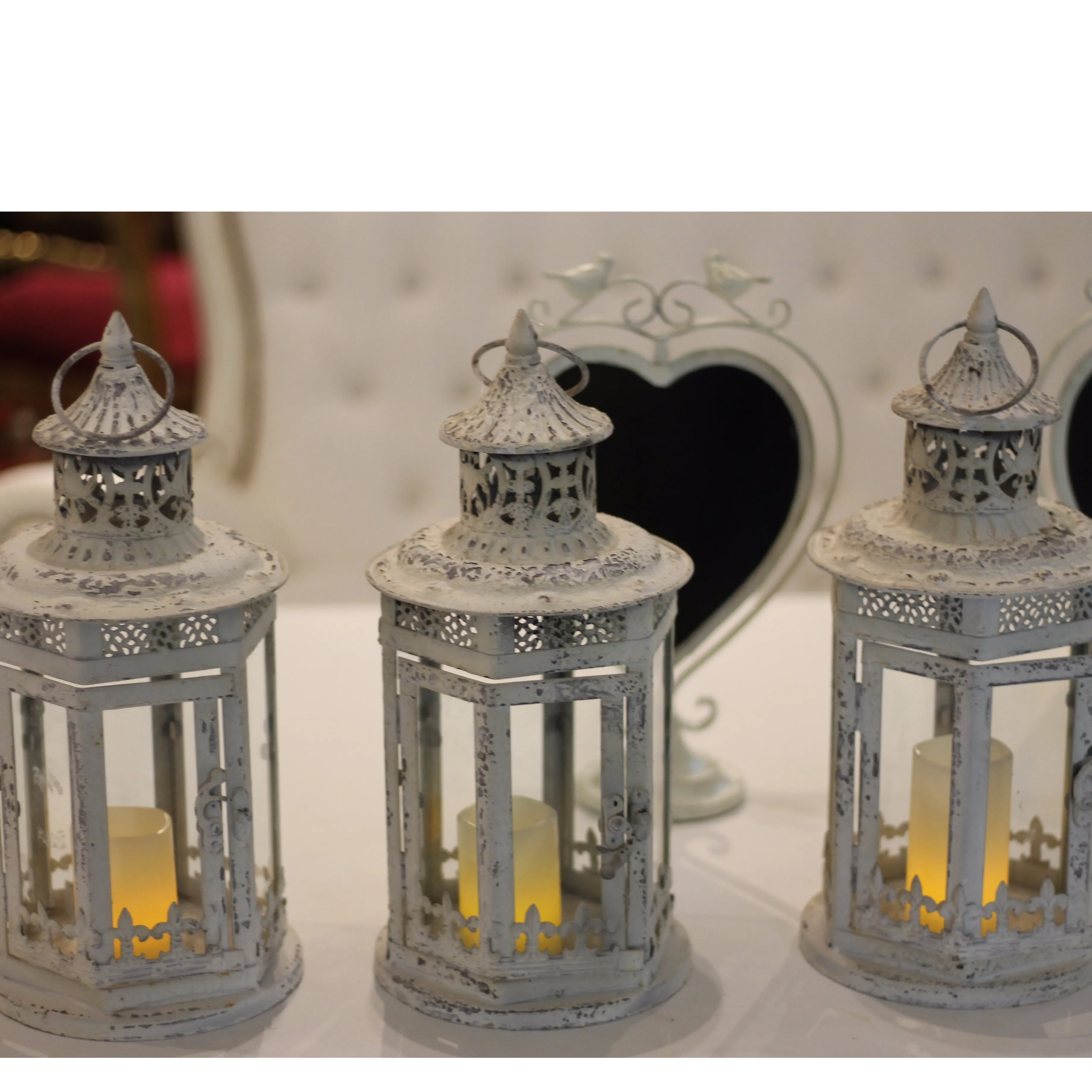 FANAL SHABBY BLANCO  33 cm de alto 