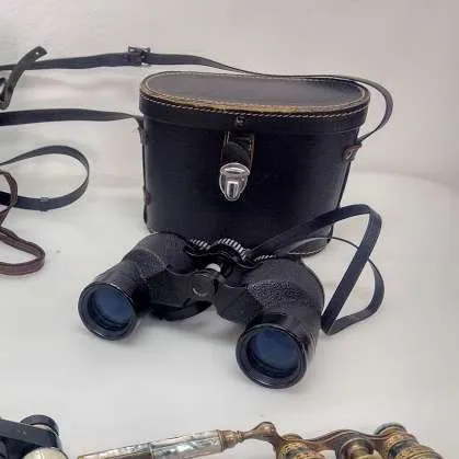 BINOCULAR NEGRO BELMONT 7X35 CON ESTUCHE 16X13 cm