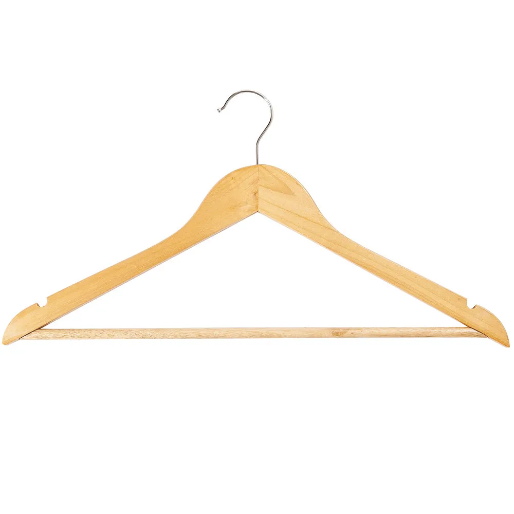 PERCHAS DE MADERA LUSTRADA