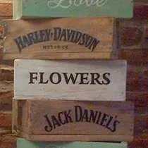 CAJON  BLANCO   FLOWER  26 x 20 x 10 cm 