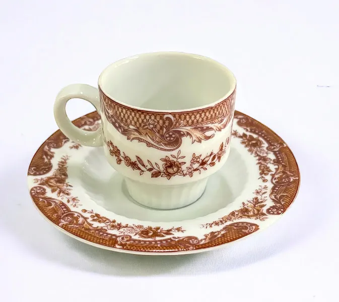 TAZA DE  CAFE TSUJI "RED BOUQUETE "