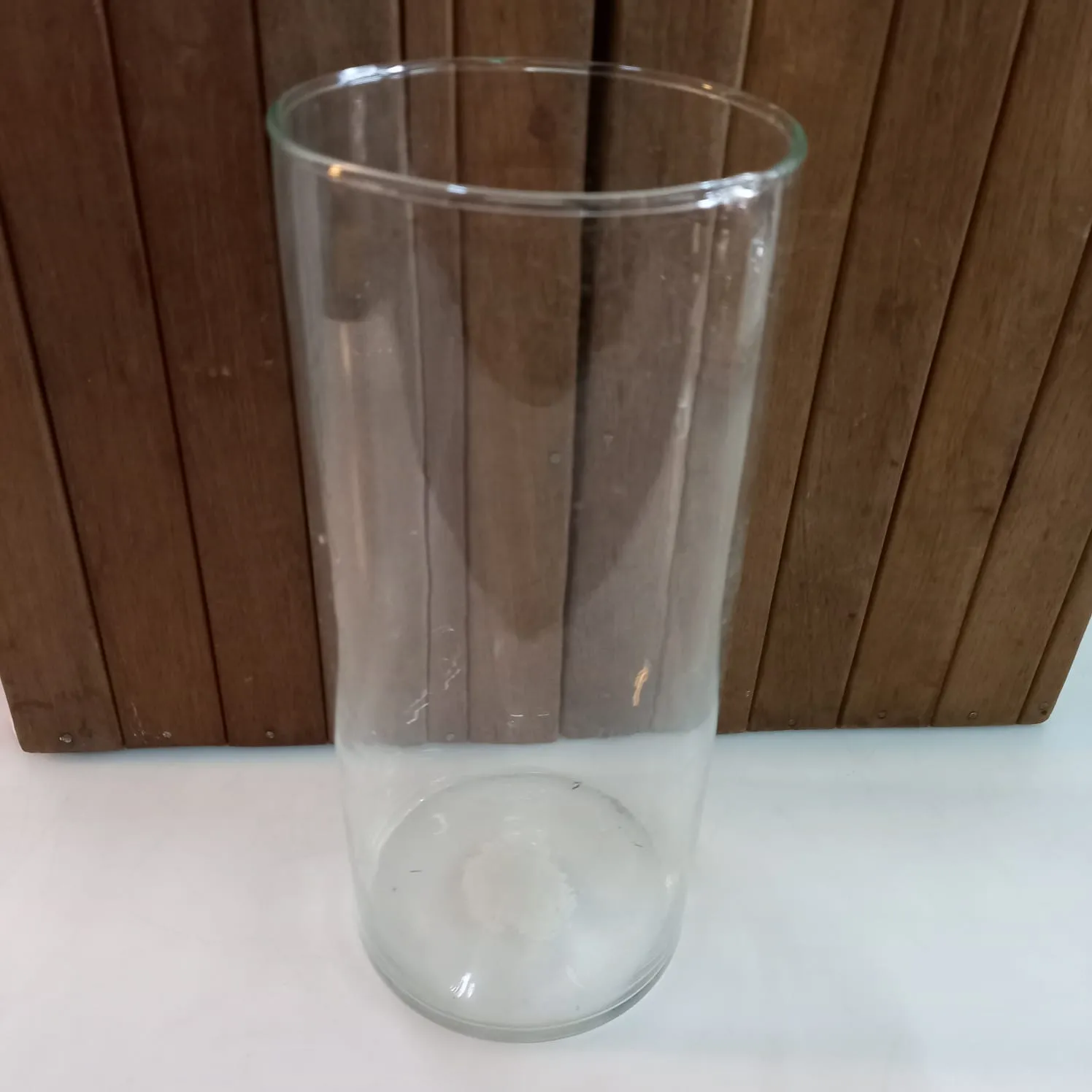 FLORERO CRISTAL LISO  "FCL29" 13 X 30 CM