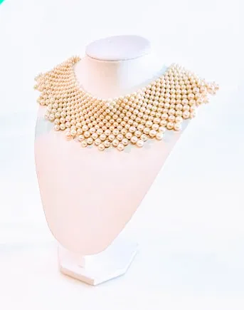 CUELLO EXHIBIDOR DE BIJOU BLANCO