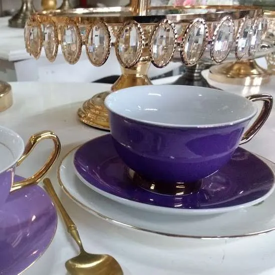  TAZA DE TÉ  PREMIUM- VIOLETA  