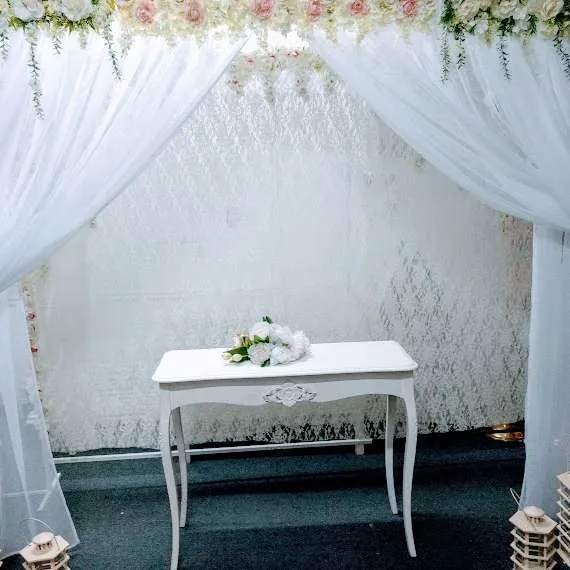 SOPORTE BLANCO "G" AJUSTABLE  3 mt (ajust ) X 2 mt alt 