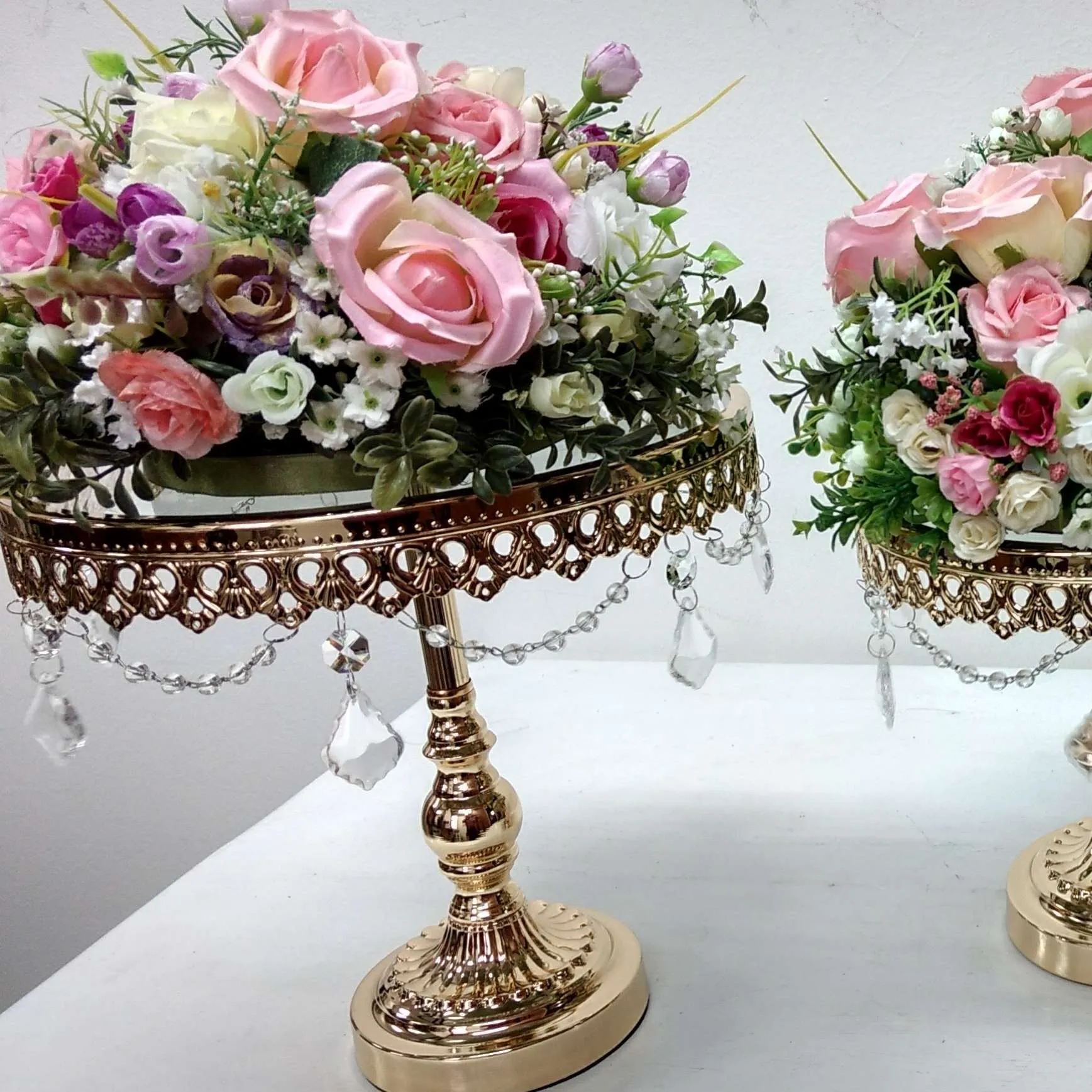 PIE DE TORTA ORO PARIS SATIN GRANDE  Diam.27 Alt.26 (CS045)