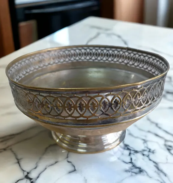 CENTRO PLATA ANTIQUE CALADA 20 X 11 ALT "CPAC1"