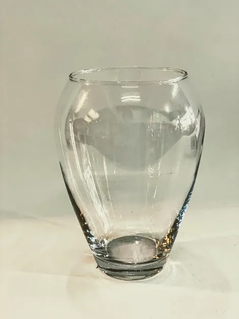 FLORERO CRISTAL LISO  "FCL25" 13 X 24 CM