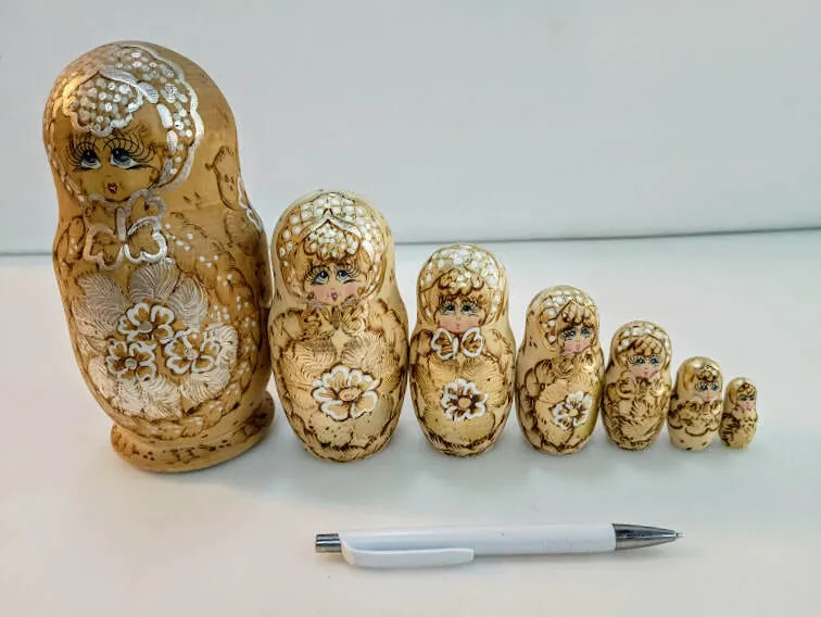 MAMUSHKAS ORO X 7 PZAS.