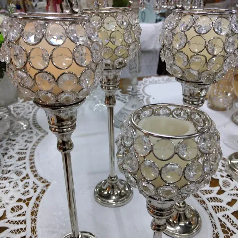 FANAL PLATA ESFERA STRASS  30 CM "FS 30" (CP016)