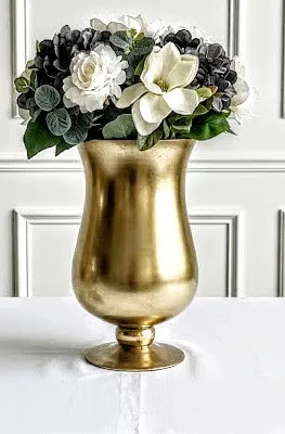 COPON BOMBEE CRISTAL ORO  Alt. 30 cm boca diam. 15 cm