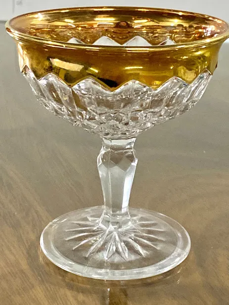 COPAS  CHAMPAGNE  MARIA ANTONIETA BORDE ORO