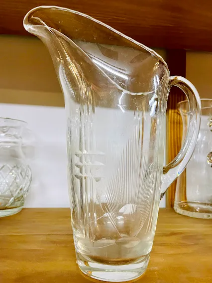 JARRA CRISTAL TALLADO "JCT14" ALT.26 CM