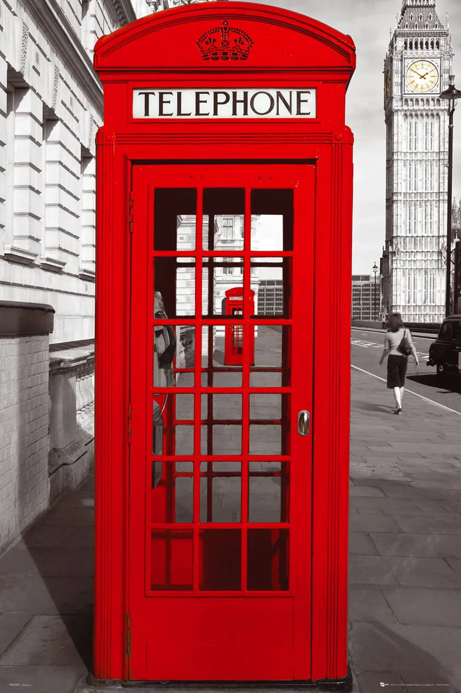CABINA TELEFONO LONDON  Med : 16cm  x 16cm  x 40 cmAtl