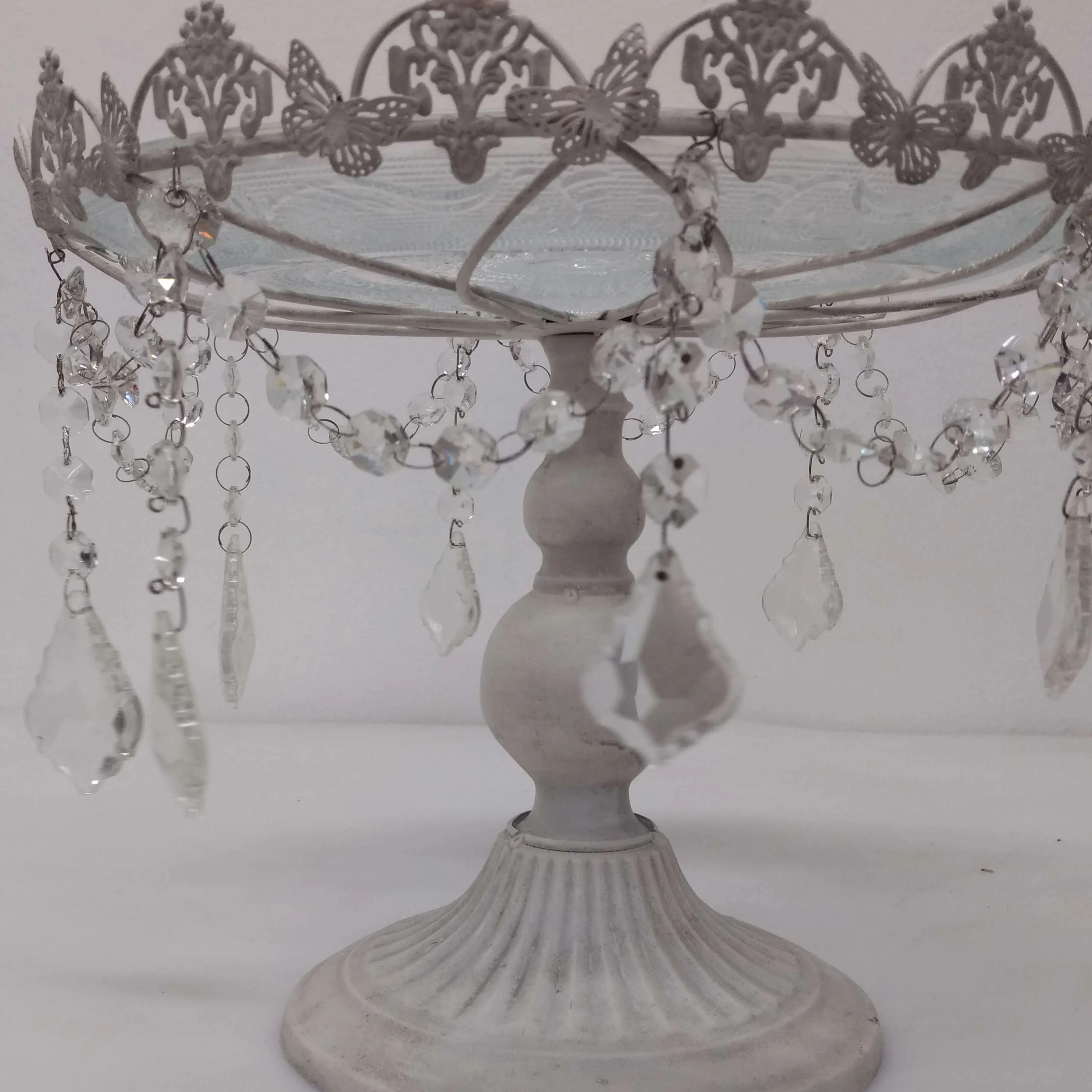 PIE DE TORTA  BRODERIE 29 cm con o sin caireles (CB004)