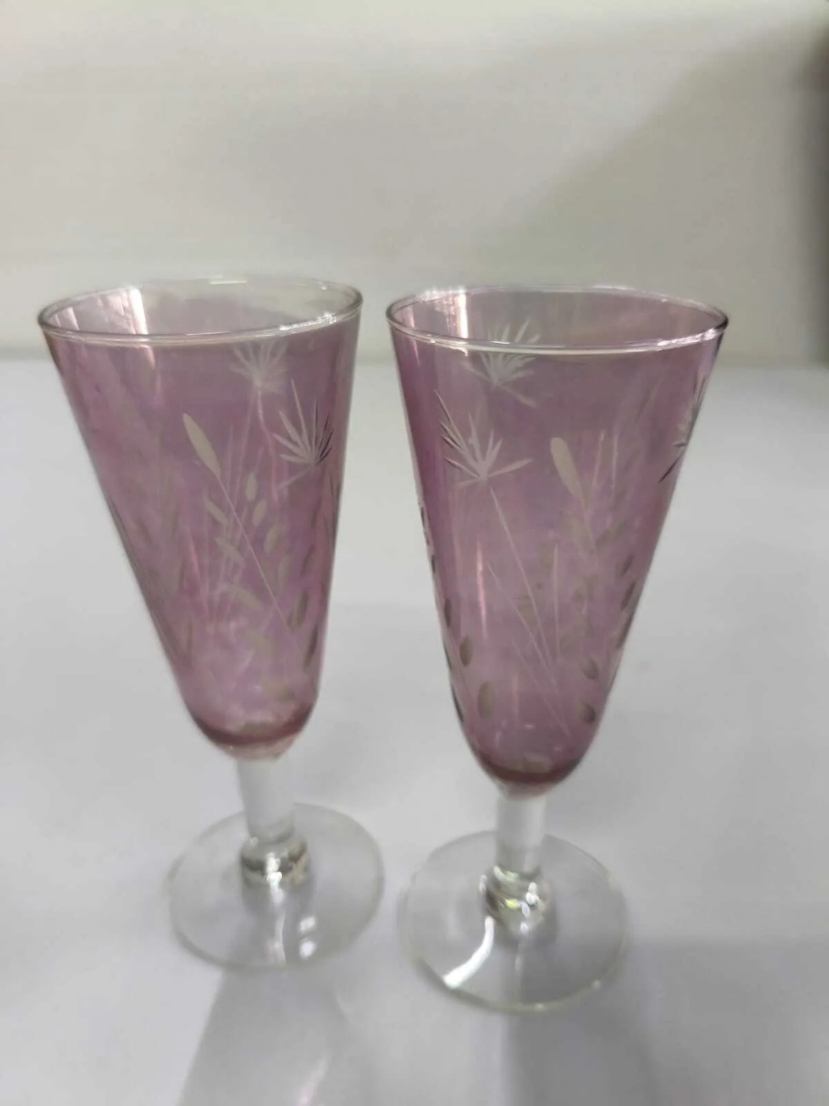 COPA FLAUTA BORDO  Diam 5.5 cm Alto 14 cm 