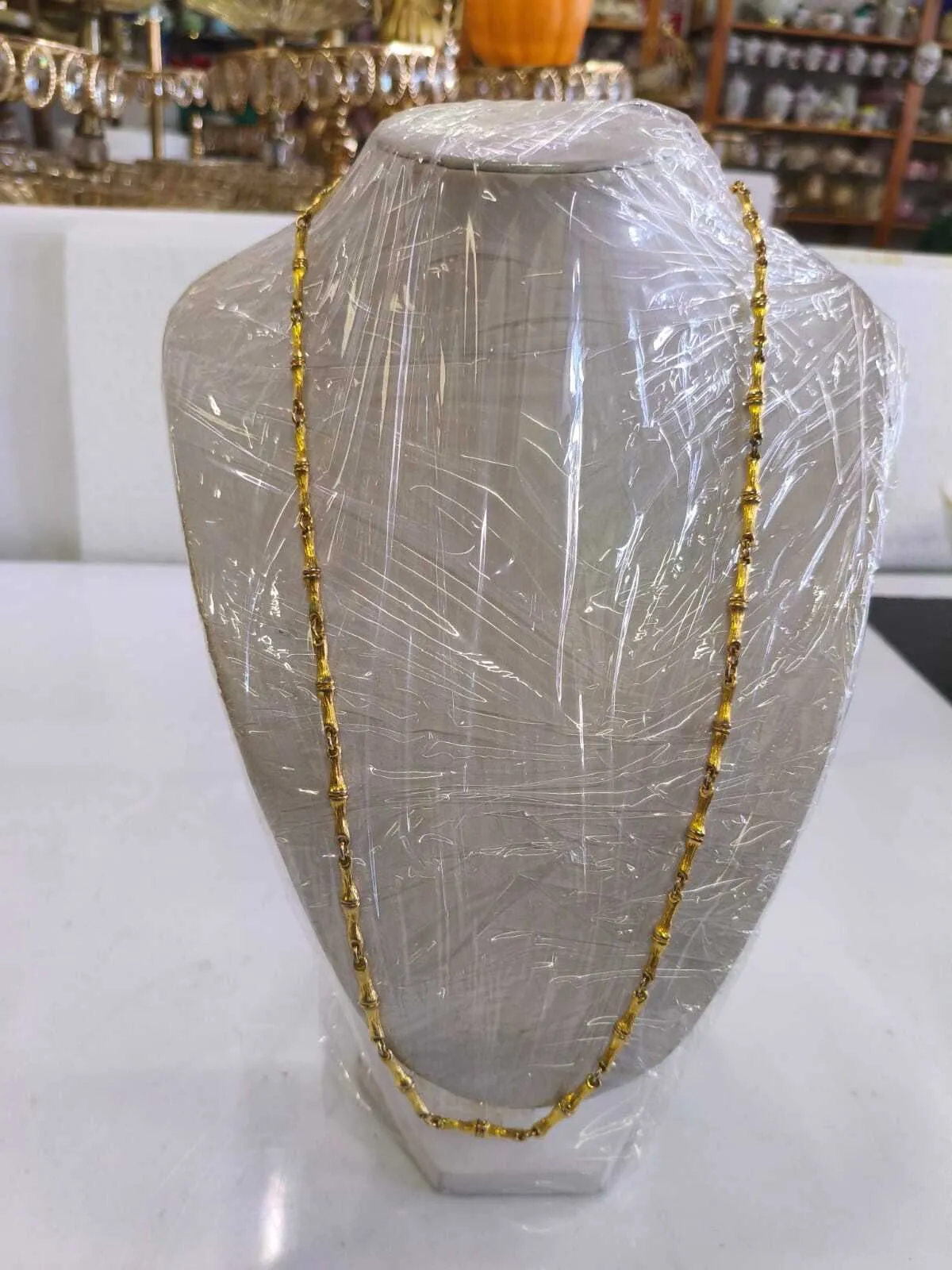 COLLAR LARGO ORO 72 CM 