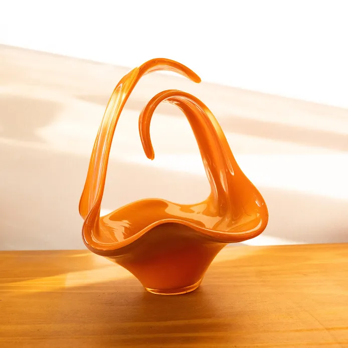 CENTRO MURANO NARANJA Alt. 25 cm x Ancho 20 cm