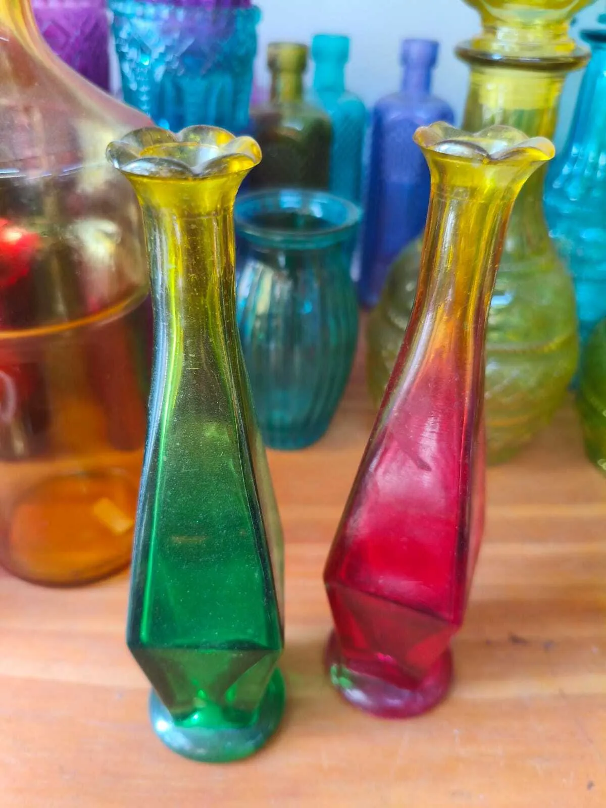 FLORERITO BOHO COLORES  Diam 2 cm  alto 18 cm 