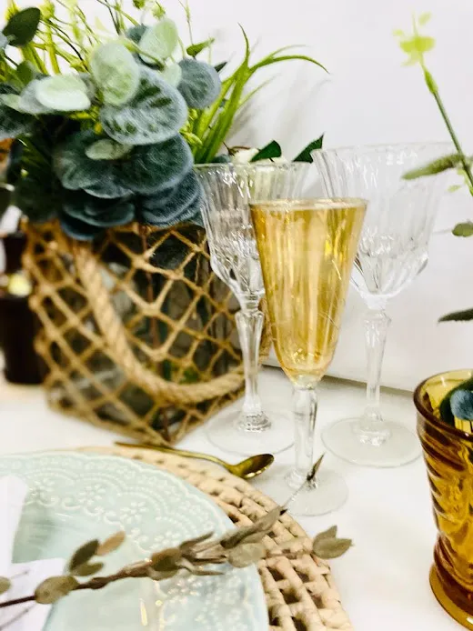 COPA CHAMPAGNE CRISTAL AMBAR