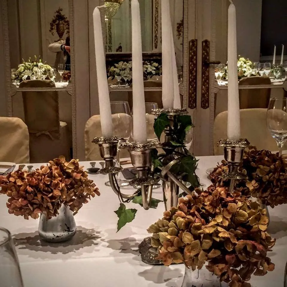 Candelabros Plata Sheffield Labrados Antiguos