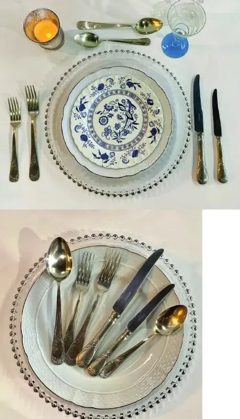 CUCHARA DE  POSTRE METAL PLATEADO ANTIQUE