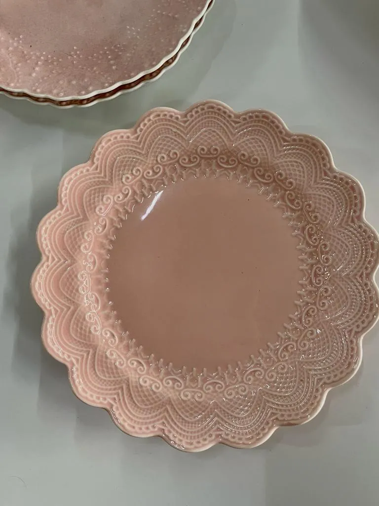 PLATO  ROSA PASTEL CHICO  (PCHRP) DIAM 20