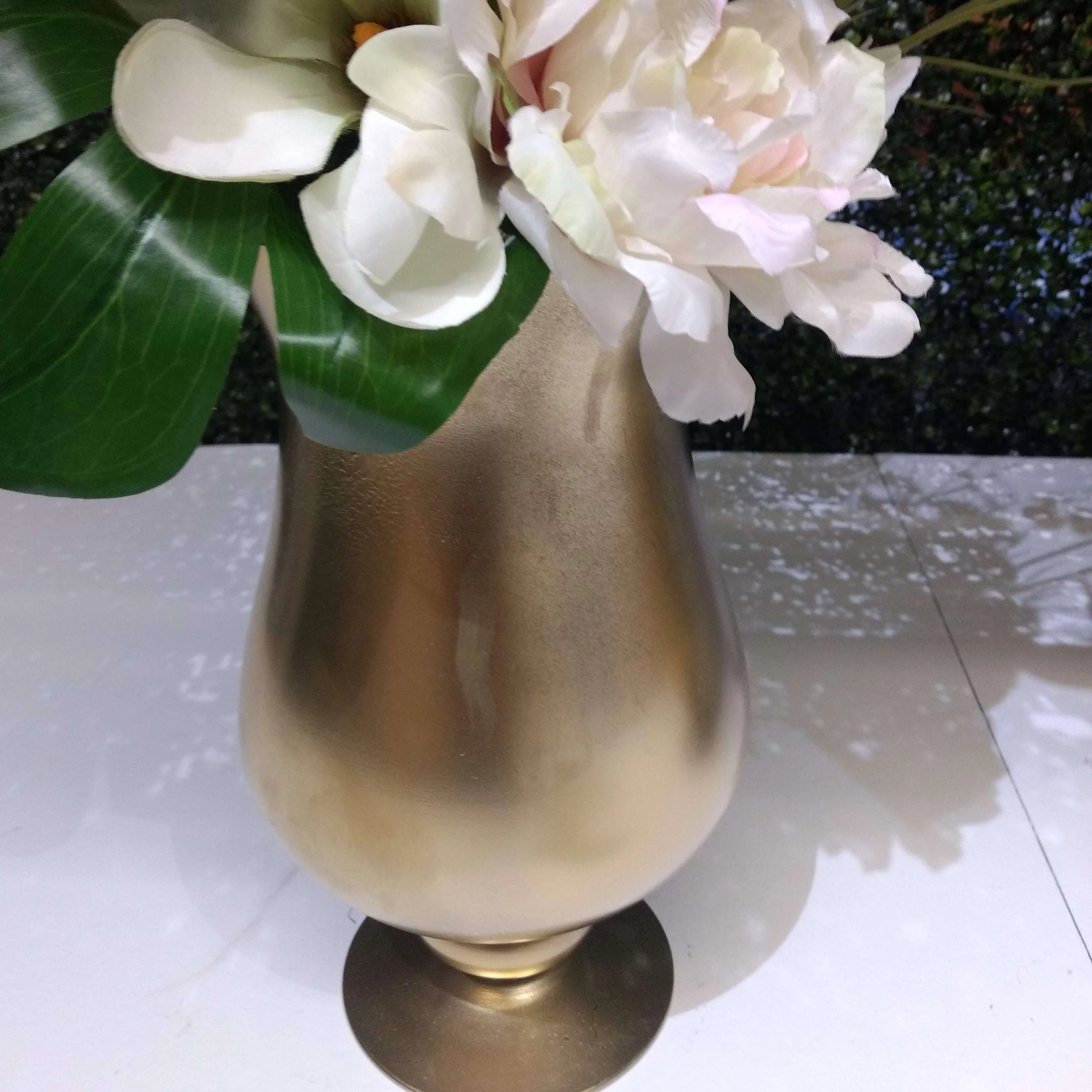 COPON BOMBEE CRISTAL ORO  Alt. 30 cm boca diam. 15 cm