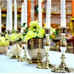 Candelabros 1 vela Plata Classic