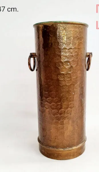 PARAGUERO DE COBRE MARTELEE CON ASAS - B. 0.19 X 0.47 MT ALTC