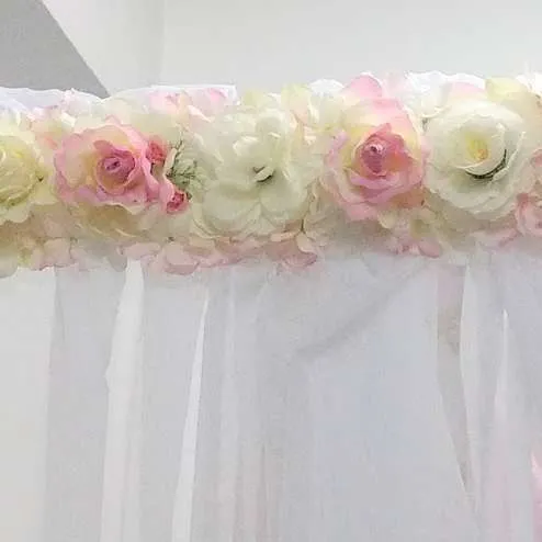 GUIRNALDA "FLORES  PINK" 2 MT