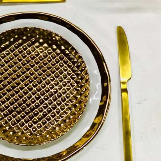 CUCHILLO PRINCIPAL DORADO SATIN