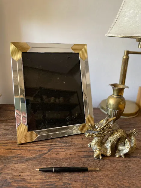 PORTARETRATO PLATIL VERTICE ORO  18X 24 "PP5"