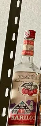BOTELLA DE LICOR DE FRAMBUESA  BARILOCHE