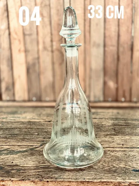 BOTELLON DE CRISTAL LABRADA ALT 32 CM (BOT26)