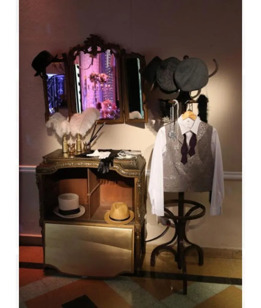 ESPEJO TRIPTICO  PROVENZAL ANTIGUO 