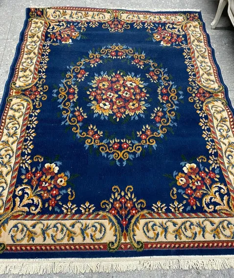 ALFOMBRA PERSA " BOUQUET AZUL" 1.50 X 2.0 MT