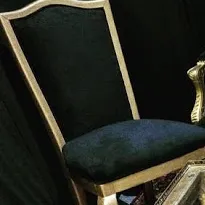 SILLA PANA NEGRA VERSALLES  (SV04)