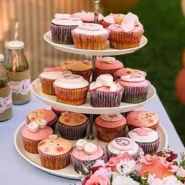 PORTA MASAS 3 PISOS CERÁMICA  BLANCO LISO (CB020)