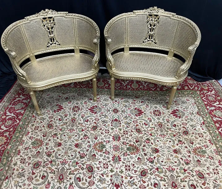 SILLON ESTERILLA ORO CANAPE VERSALLES