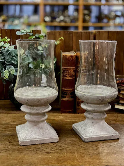 FANAL COPON   "ROMA"-  BASE GRANITO  13 X 13 CM . Alt.34 cm