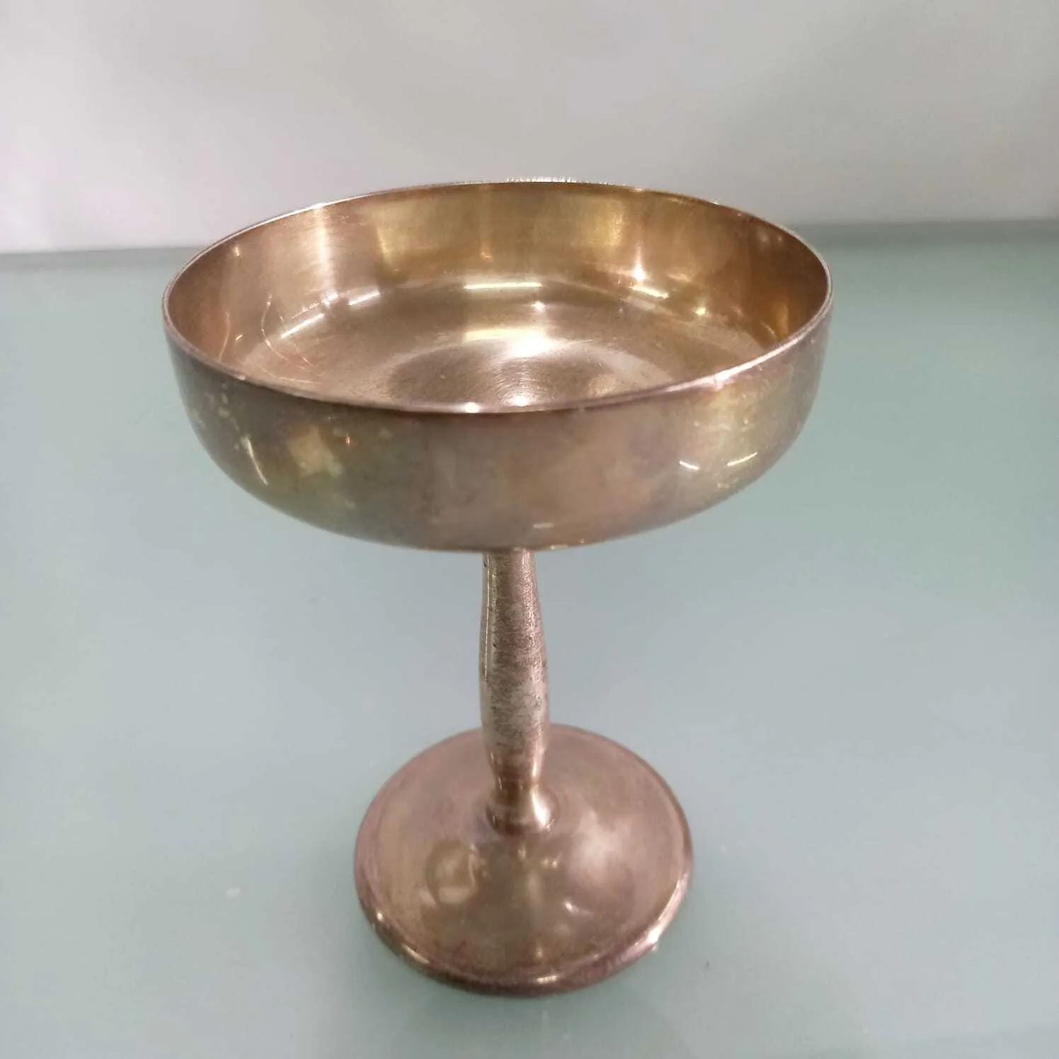 COPA CHAMPAGNE  PLATA RECTA  "02 " Med 9 x 12 cm 