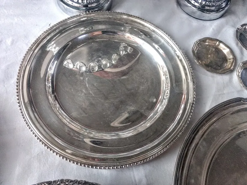 BANDEJA PLATA ANTIQUE BPA 06 diam 30 cm