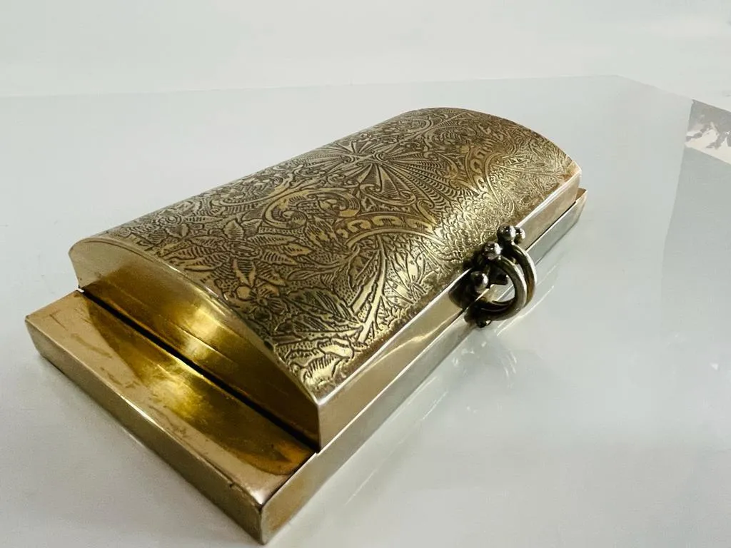 VANITY POLVERA ANTIQUE BRONCE LABRADO   17 X 9 CM " VP2 "