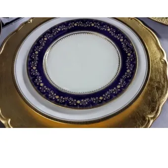 PLATOS DE SITIO DORADO -Borde ondas